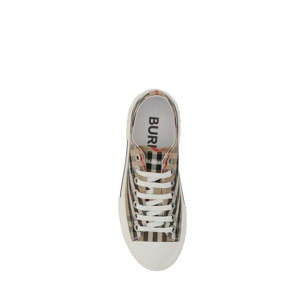 Brown Synthetic Low Top Sneakers Burberry