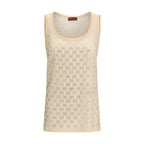 Multicolor Silk Tank Tops Gucci