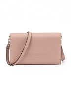 Podwer Pink Avenue Leather Shoulder Strap Bag Jimmy Choo