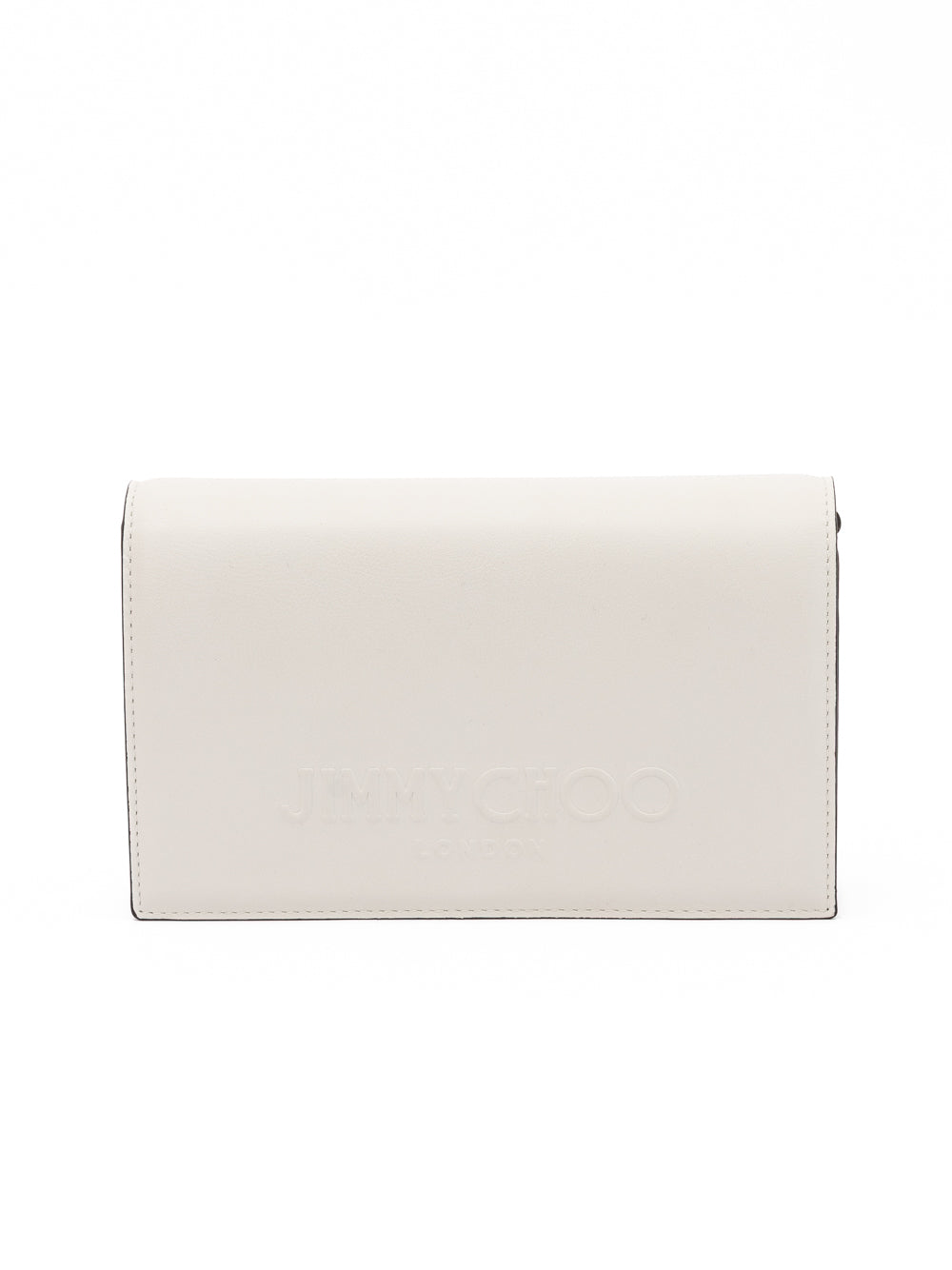 White Avenue Leather Shoulder Strap Bag Jimmy Choo