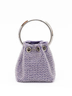 Light Purple Bon Bon Micro Crystals Bucket Jimmy Choo