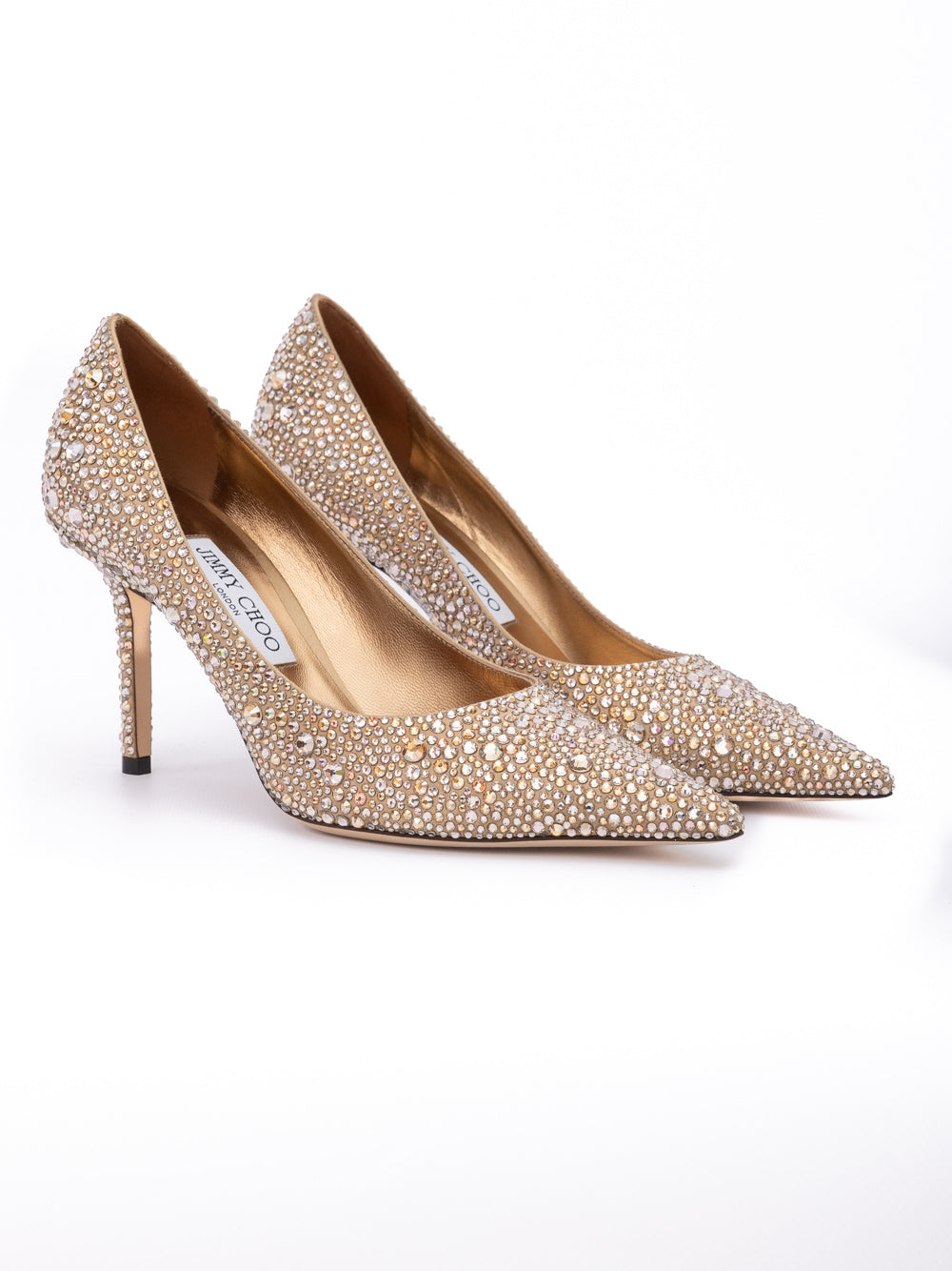 Light Bronze Crystal Love 85 Pumps Jimmy Choo