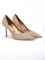 Light Bronze Crystal Love 85 Pumps Jimmy Choo