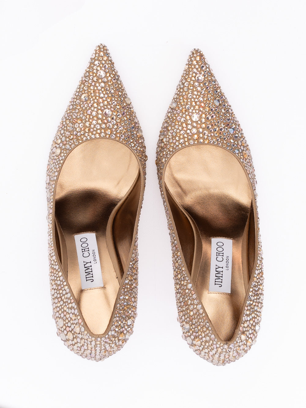 Light Bronze Crystal Love 85 Pumps Jimmy Choo