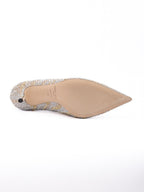 Gold Mix Crystal Love 85 Pumps Jimmy Choo