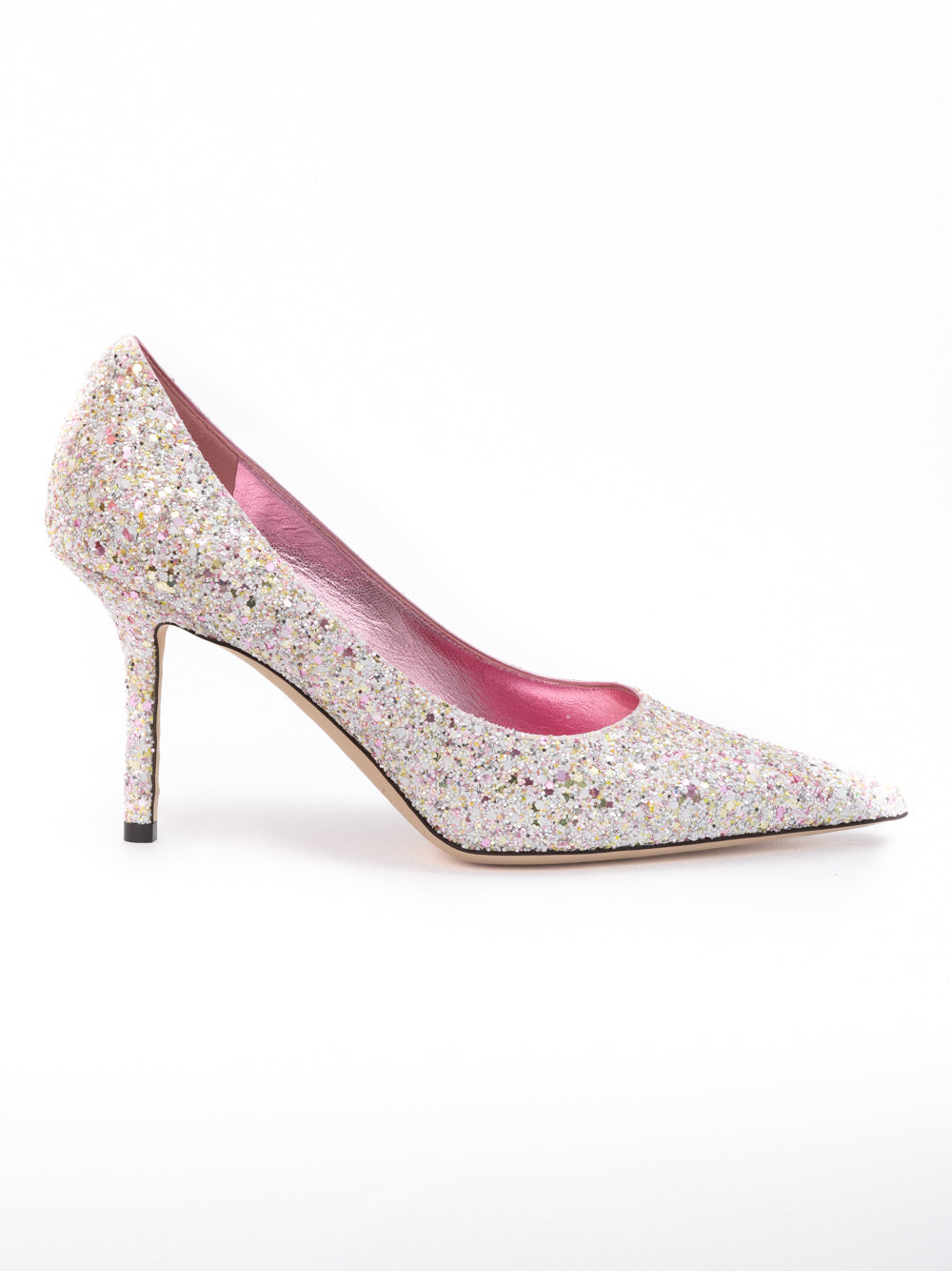 Candy Pink Glitter Love 85 Pumps Jimmy Choo