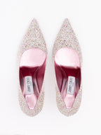 Candy Pink Glitter Love 85 Pumps Jimmy Choo