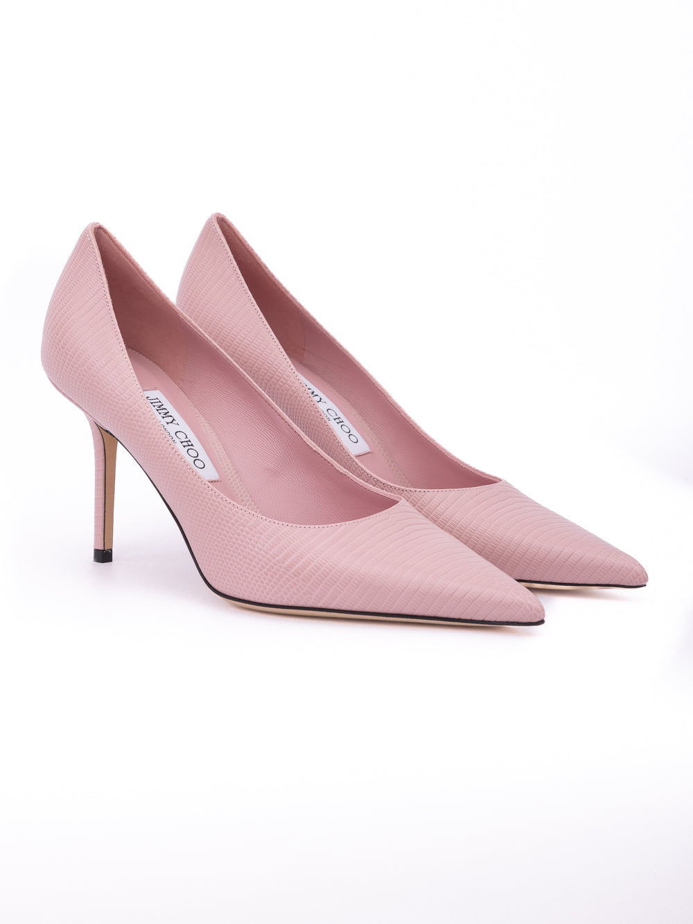 Pink Lizard Printed Leather Love 85 Pumps Jimmy Choo