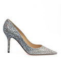 Silver Coarse Glitter Degrade Agnes Pumps Jimmy Choo