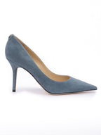 Dusk Blue Suede Agnes Pumps Jimmy Choo
