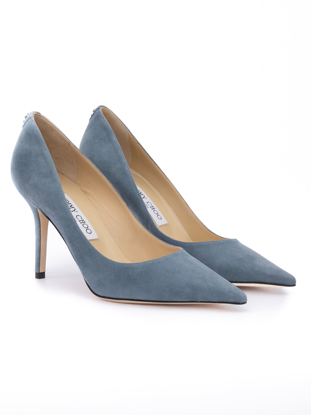 Dusk Blue Suede Agnes Pumps Jimmy Choo
