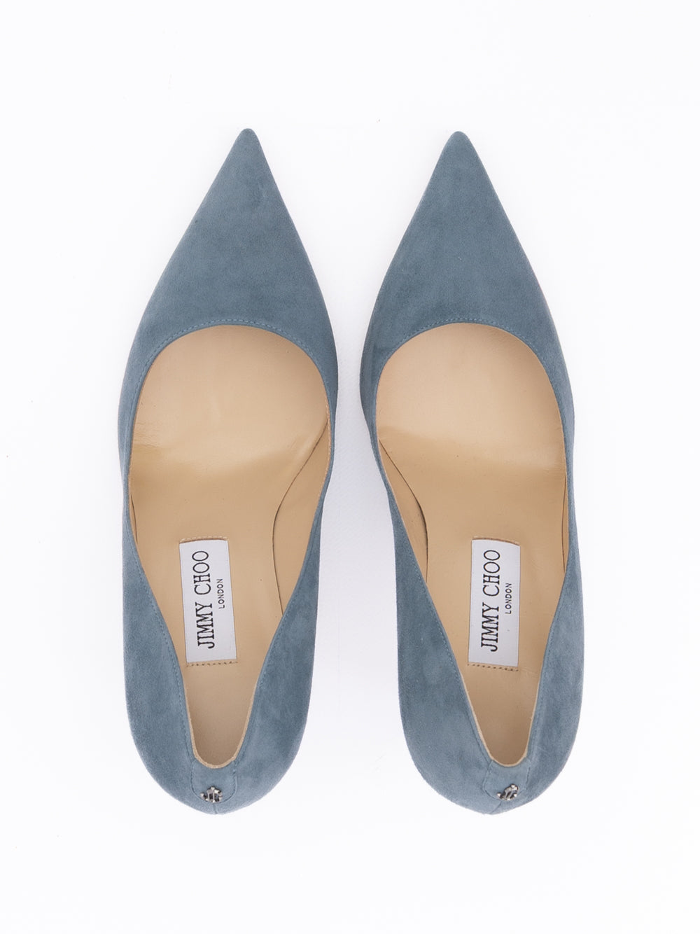 Dusk Blue Suede Agnes Pumps Jimmy Choo