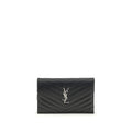 Black Calf Leather Bos Taurus Shoulder Bag Saint Laurent