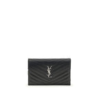 Black Calf Leather Bos Taurus Shoulder Bag Saint Laurent