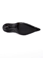 Black Mesh Satin Crystal Ixia 95 Pumps Jimmy Choo