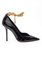 Black Patent Leather Diamond Talura 100 Pumps Jimmy Choo