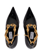 Black Patent Leather Diamond Talura 100 Pumps Jimmy Choo