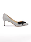 Silver Fine Glitter Fabric Romy 60 Pumps Jimmy Choo