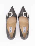 Storm Grey Patent Leather Chery 85 Pumps Jimmy Choo