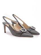 Storm Grey Patent Leather Chery SB 65 Pumps Jimmy Choo