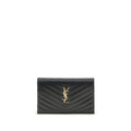 Black Calf Leather Bos Taurus Shoulder Bag Saint Laurent