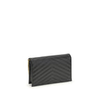 Black Calf Leather Bos Taurus Shoulder Bag Saint Laurent