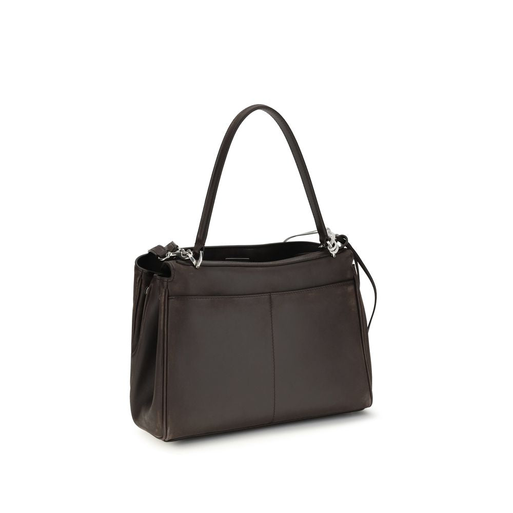 Brown Calf Leather Bos Taurus Shoulder Bag Balenciaga