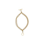 Gold Brass Bracelet Saint Laurent