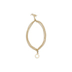 Gold Brass Bracelet Saint Laurent