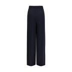 Blue Viscose Casual Pants Gucci