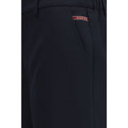 Black Cotton Bermuda Shorts Gucci