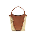 Beige Raffia Shoulder Bag Chloé