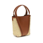Beige Raffia Shoulder Bag Chloé