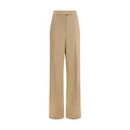 Beige Silk Dress Pants Valentino