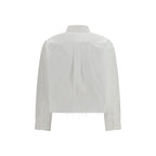 White Cotton Dress Shirt Miu Miu