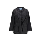 Black Mohair Coat Prada