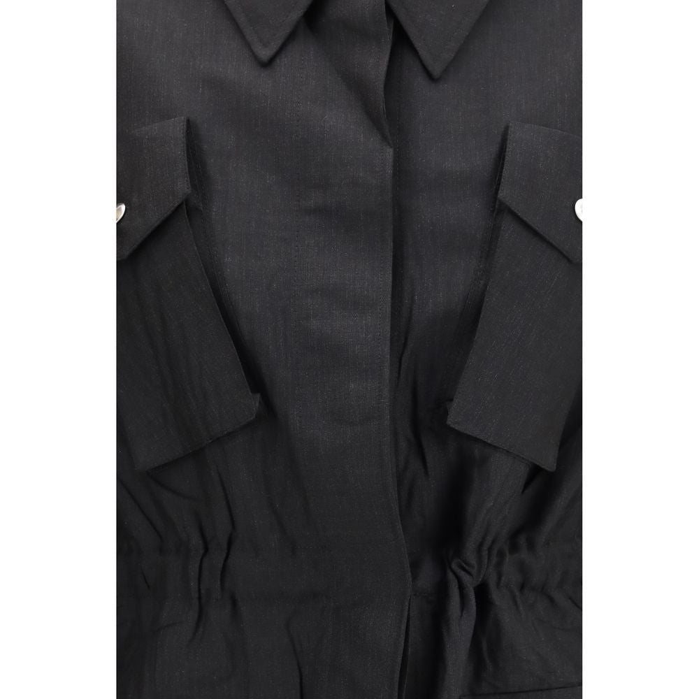 Black Mohair Coat Prada