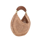 Beige Raffia Shoulder Bag Chloé