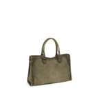 Bicolor Calf Leather Bos Taurus Shoulder Bag Balenciaga
