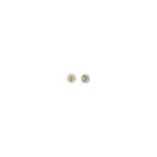 White Brass Earrings
