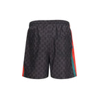 Black Nylon Shorts Gucci