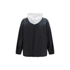 Black Polyester Bomber