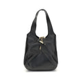 Black Buffalo Leather Shoulder Bag Chloé