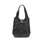 Black Buffalo Leather Shoulder Bag Chloé