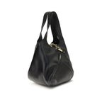 Black Buffalo Leather Shoulder Bag Chloé