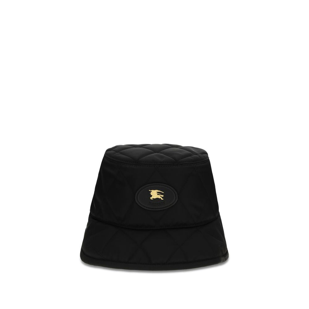 Black Polyamide Bucket Hat Burberry