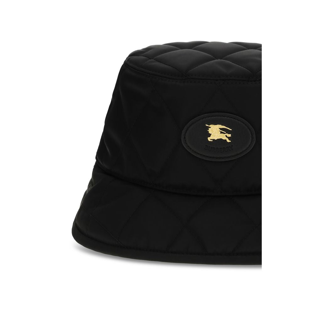 Black Polyamide Bucket Hat Burberry