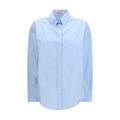 Blue Cotton Shirt Miu Miu