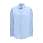 Blue Cotton Shirt Miu Miu