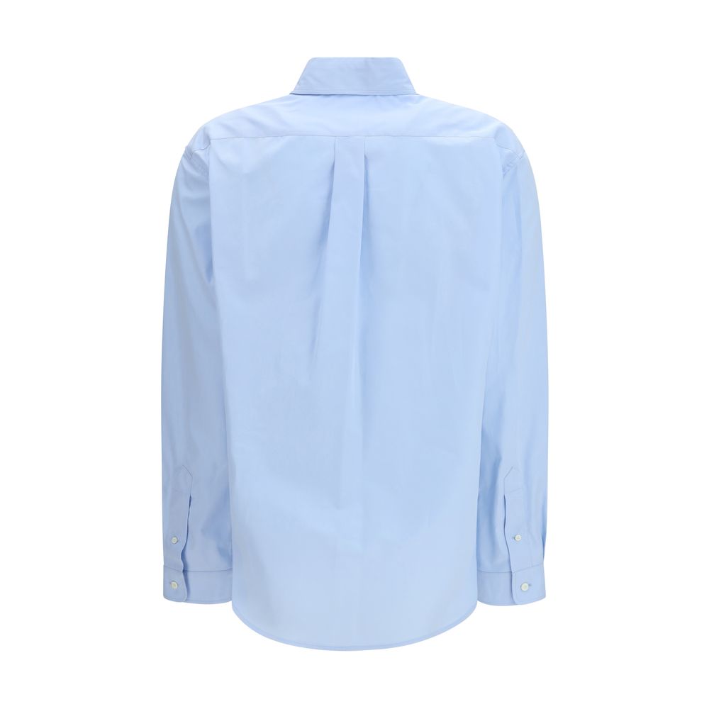 Blue Cotton Shirt Miu Miu